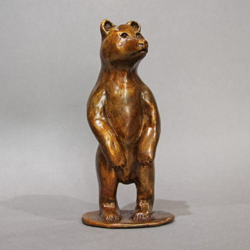 FL095 Standing Bear 7x3x3 $400 at Hunter Wolff Gallery